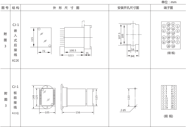 JHS(JSJ)-30交流斷電延時(shí)繼電器外形及開孔尺寸圖片三 JHS(JSJ)-30交流斷電延時(shí)繼電器外形及開孔尺寸圖片三