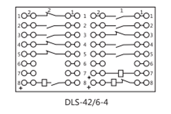 DLS-42/6-4雙位置繼電器 DLS-42/6-4雙位置繼電器