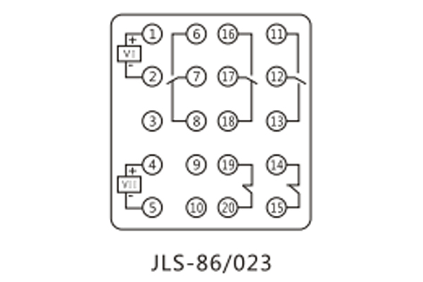 JLS-86/023接線(xiàn)圖 JLS-86/023接線(xiàn)圖