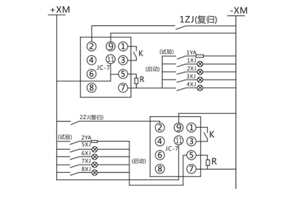 JC-7/11接線圖 JC-7/11接線圖
