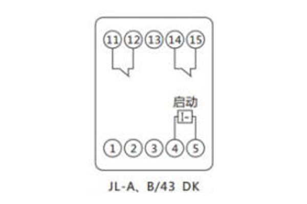 JL-A/43DK接線圖 JL-A/43DK接線圖