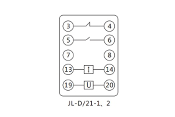 JL-D/21-1接線圖 JL-D/21-1接線圖