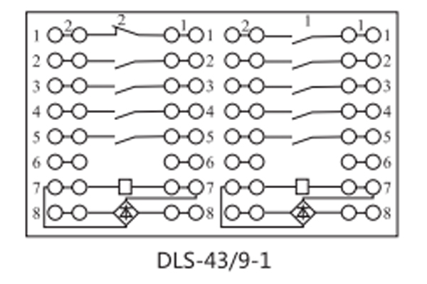 DLS-43/9-1接線圖 DLS-43/9-1接線圖
