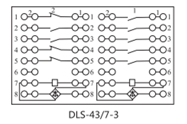 DLS-43/7-3接線圖 DLS-43/7-3接線圖