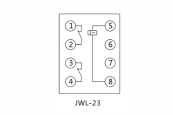 JWL-23內(nèi)部接線及外引接線圖 JWL-23內(nèi)部接線及外引接線圖(正視圖)1.jpg