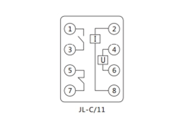 JL-C-11內(nèi)部接線及外引接線圖 JL-C-11內(nèi)部接線及外引接線圖(正視圖)1.jpg
